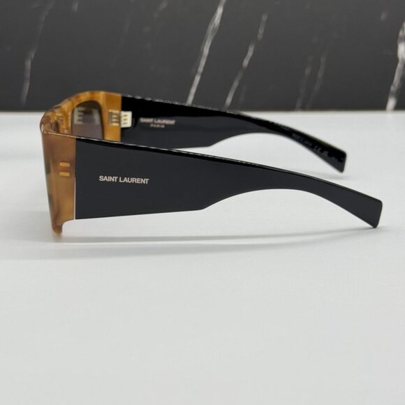 NEW SAINT LAURENT SL635 ACETA 005 SUNGLASSES UNISEX SQUARE HAVANA SL635 005 - Picture 5 of 8